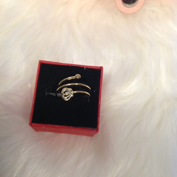 18K Real Gold Ladies ring adjustable - Picture 4 of 6